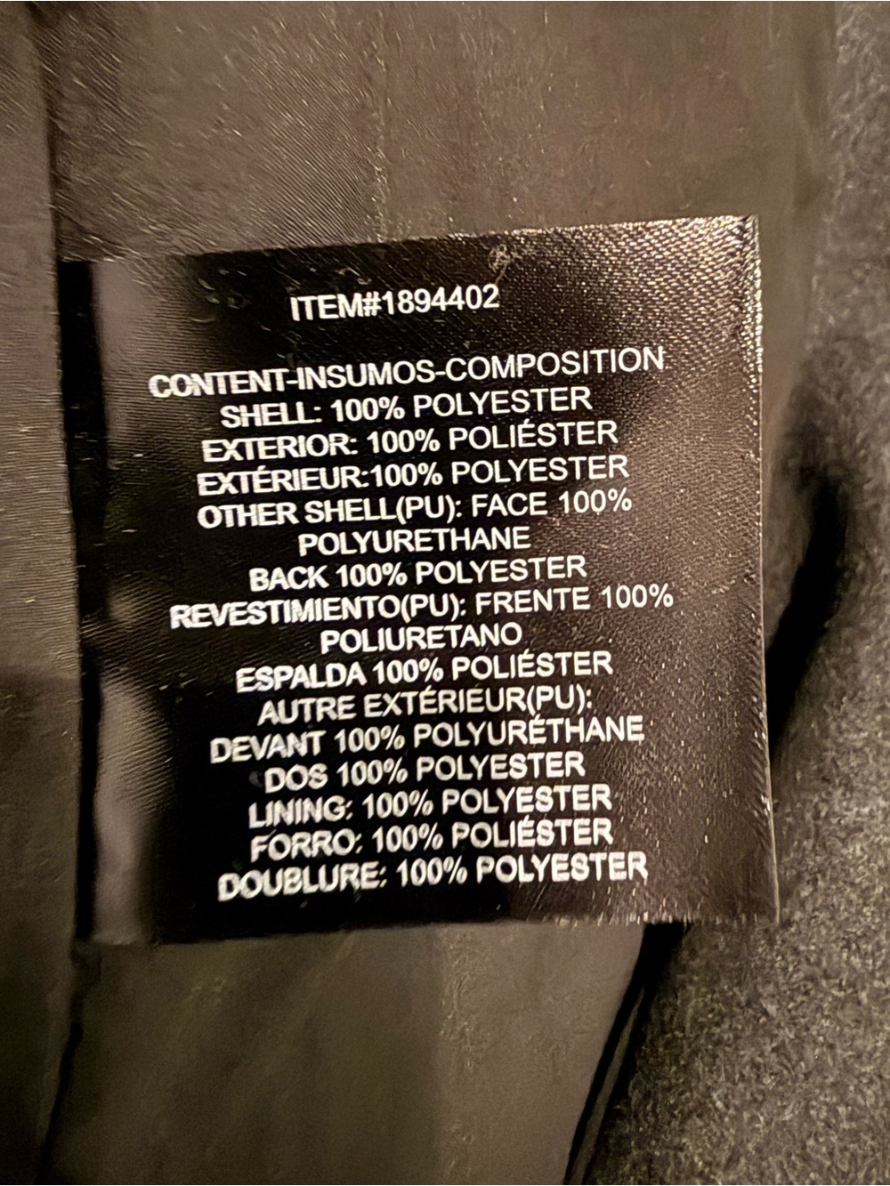 Tahari Grey Wrap Coat Size Large - Picture 9 of 9